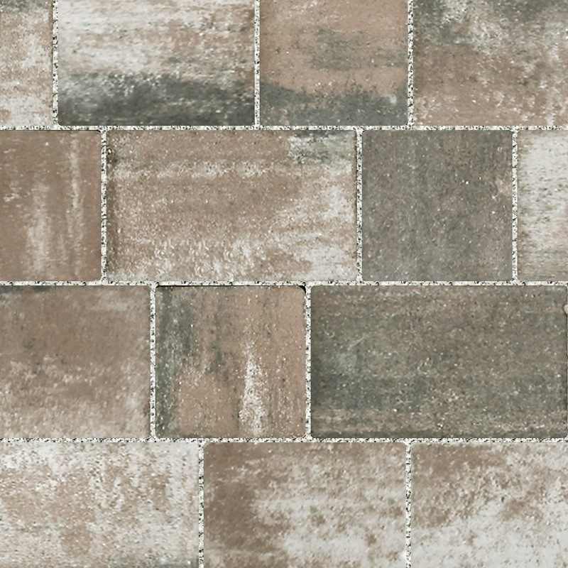 Barevný vzor Country kombi, bílohnědočerná