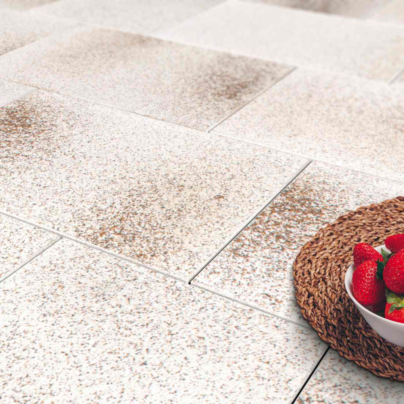 Foto realizace dlažba Umbriano granit béžová