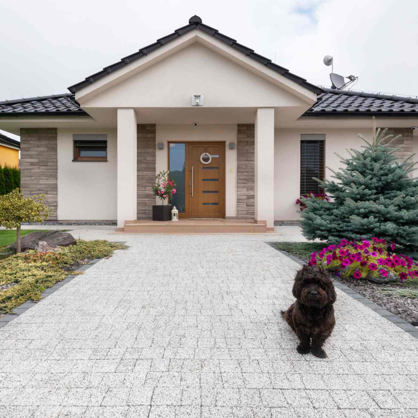 Foto realizace dlažba Naturo granit světlá