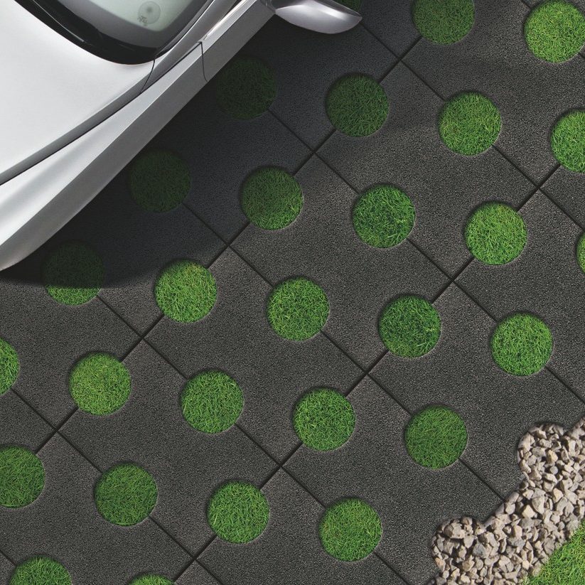 Fotografie dlažba Semmelrock Punto antracit