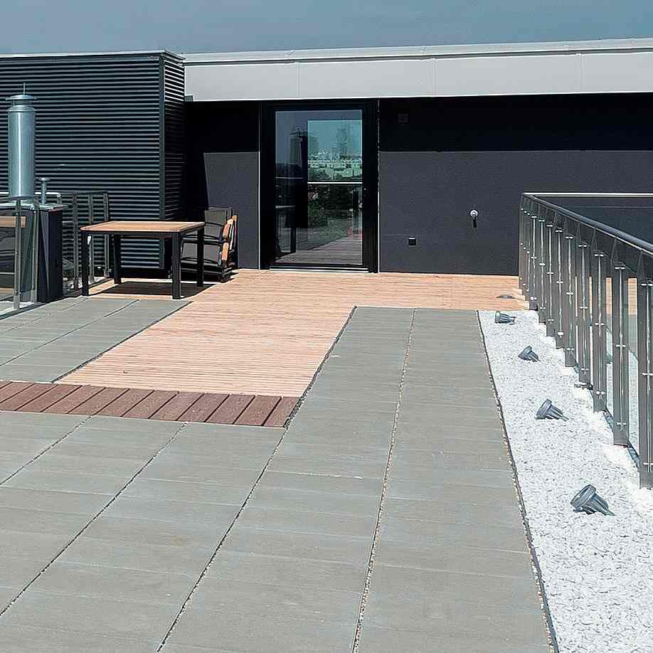 Foto Semmelrock - Zahradní dlaždice Elegant šedá