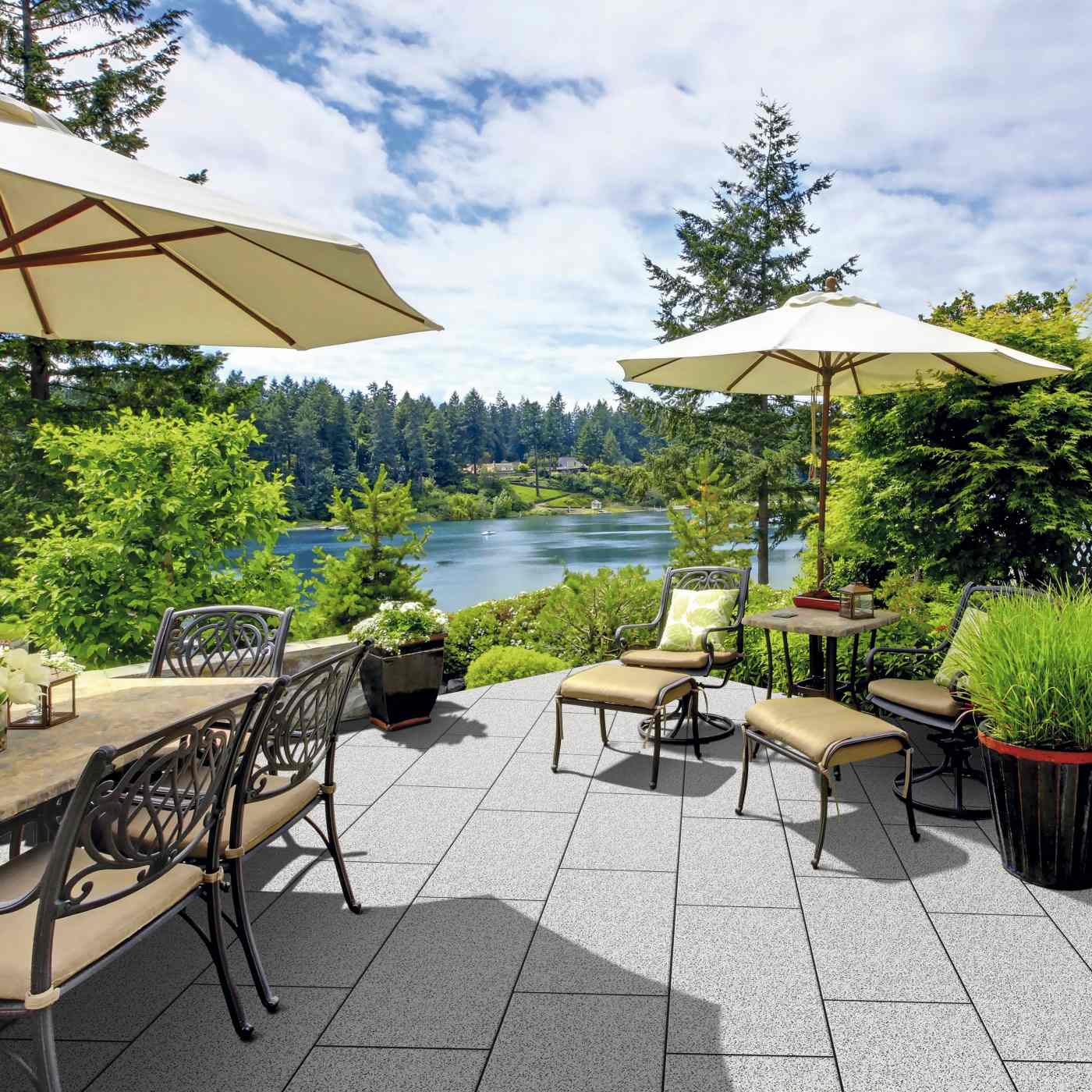 Foto dlaždice - La linia dlaždice granit světlá