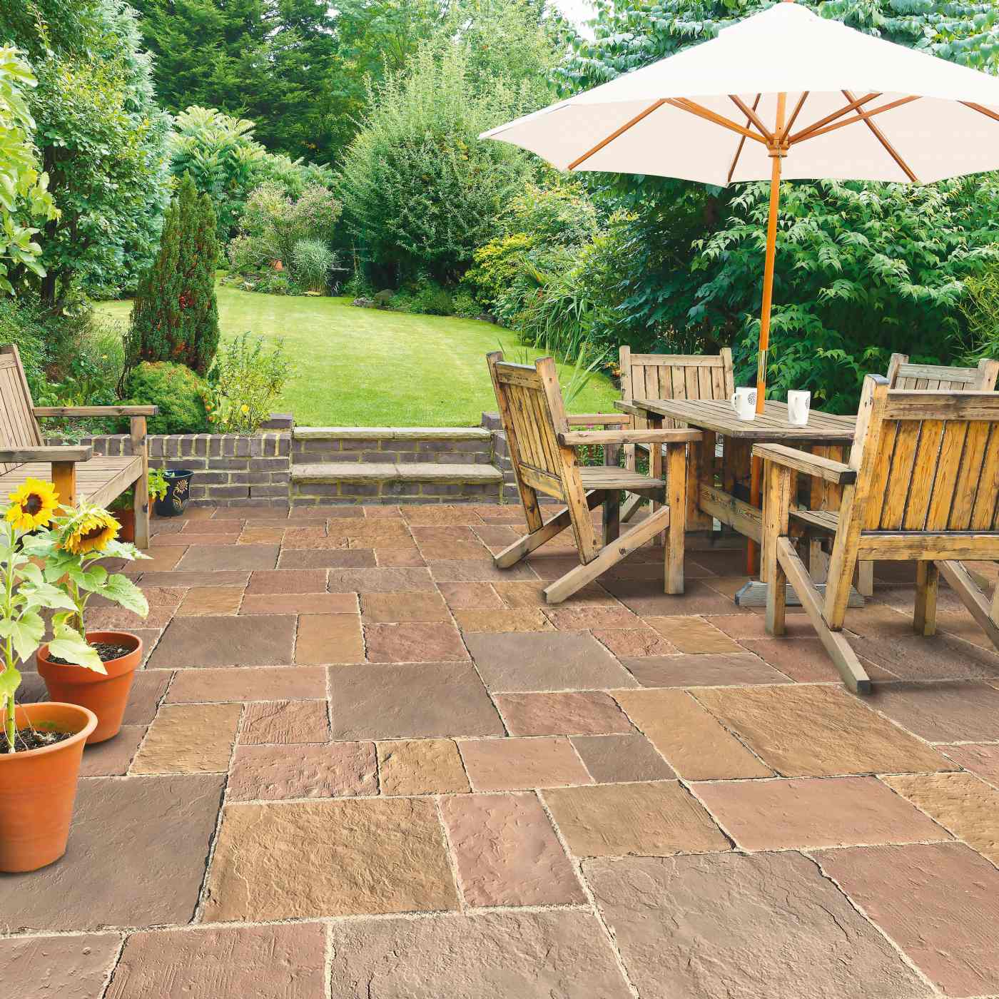 Foto SemmelrockFoto Semmelrock - Bradstone Old Town dlaždice měděnohnědá