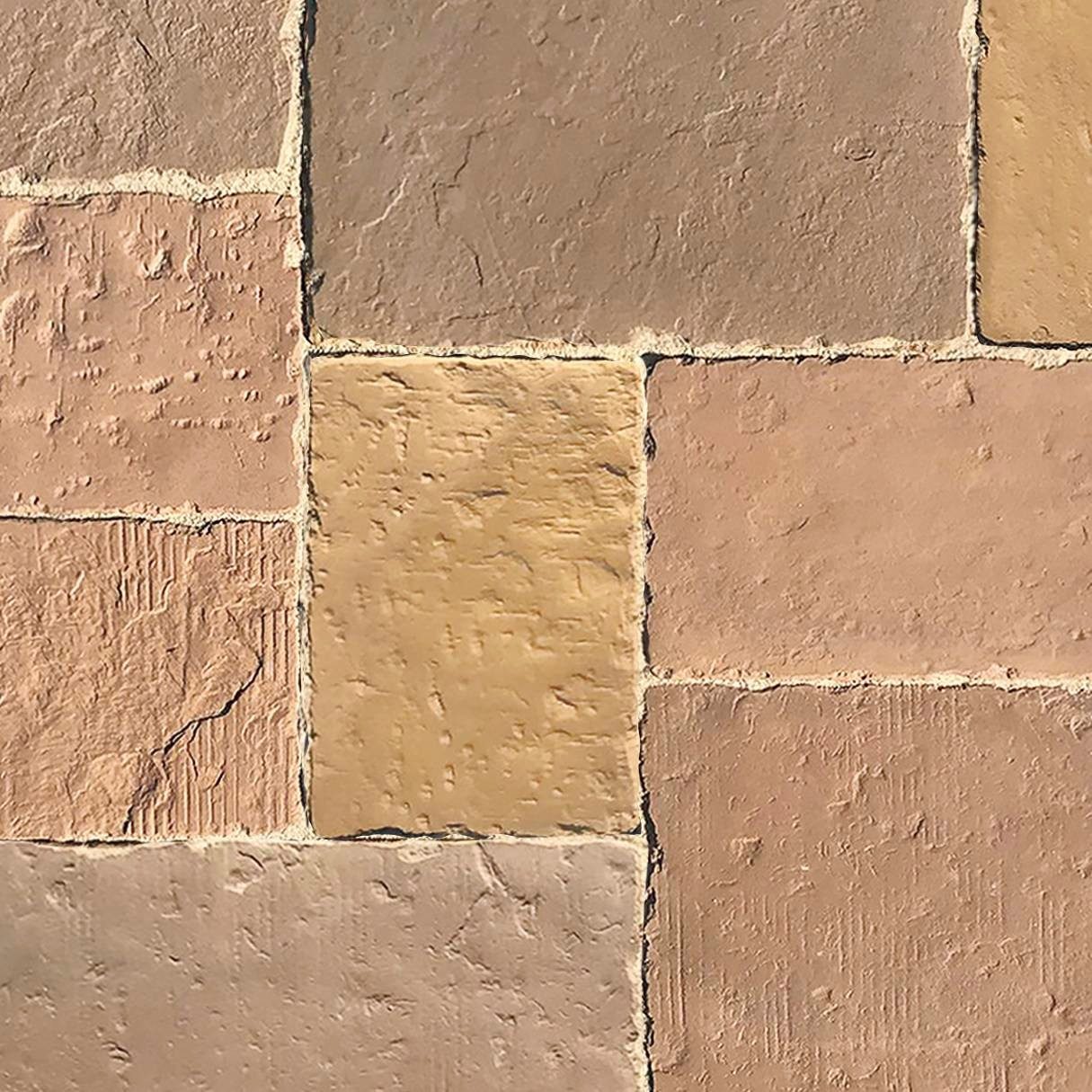 Barevný vzor Bradstone Old Town, měděnohnědá