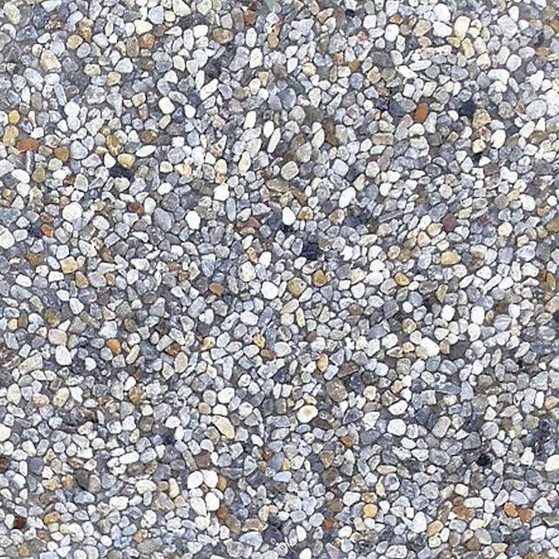 Barevný vzor Picola, říční štěrk šedá