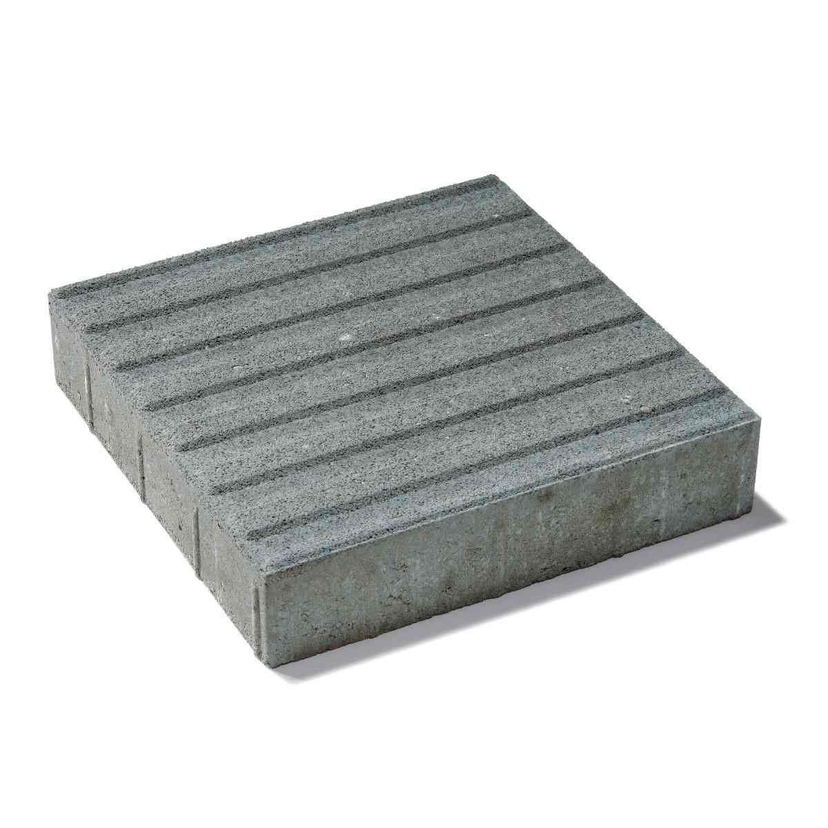 produkt Dlažba pro nevidomé s drážkou, šedá