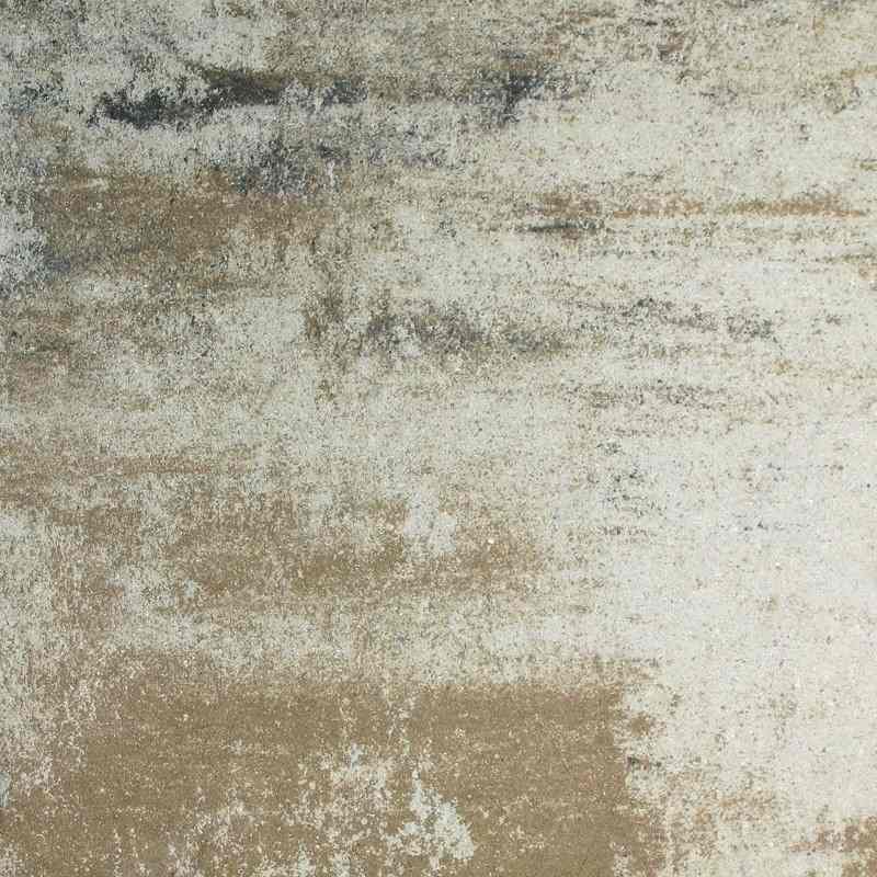 Barevný vzor Zahradní dlaždice elegant, bílohnědočerná