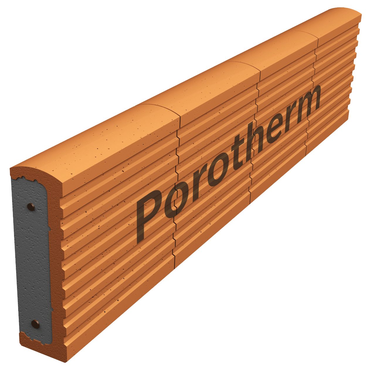 3D model Porotherm lintel KP 7 with logo Porotherm