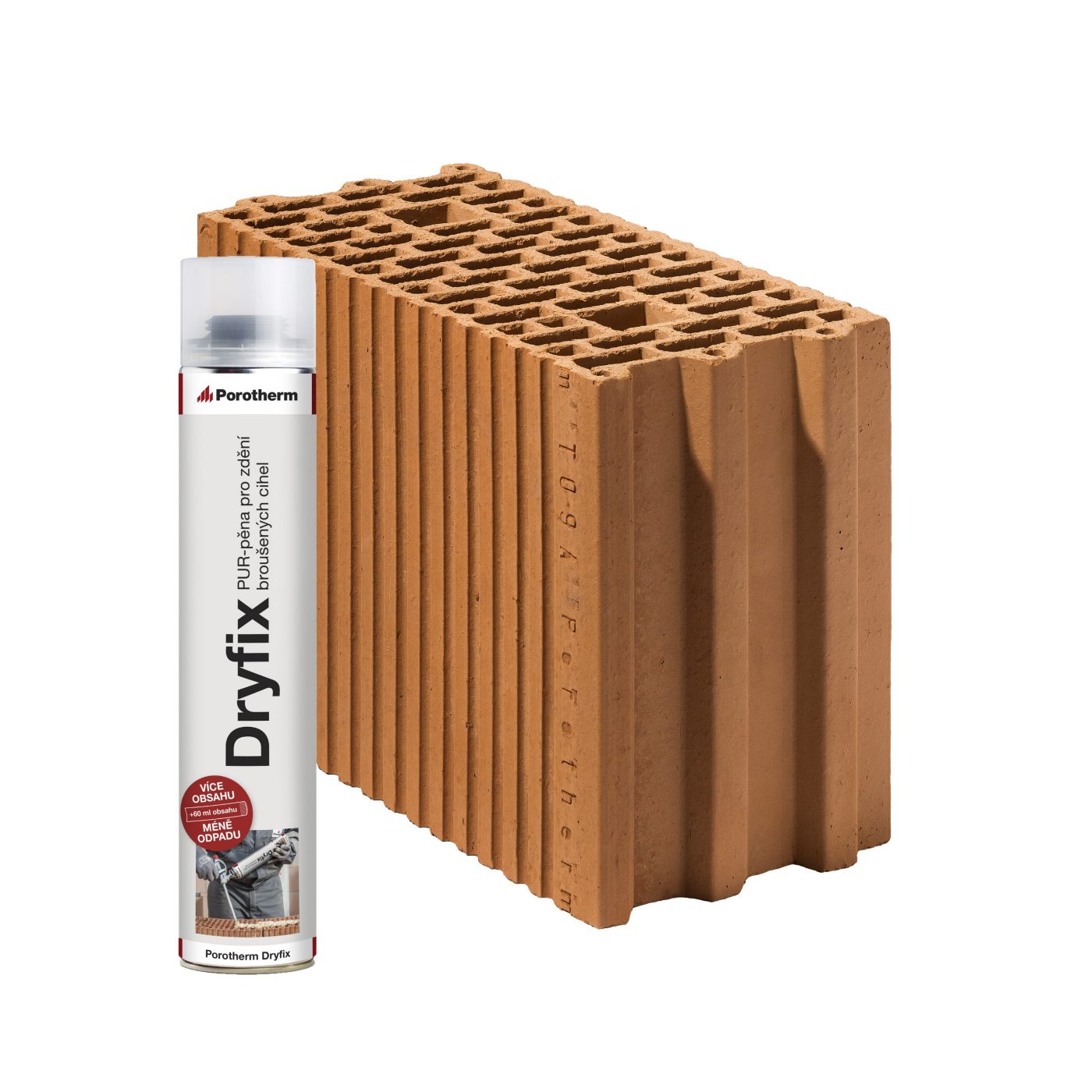 Fotografie - Cihla Porotherm 17,5 Profi Dryfix