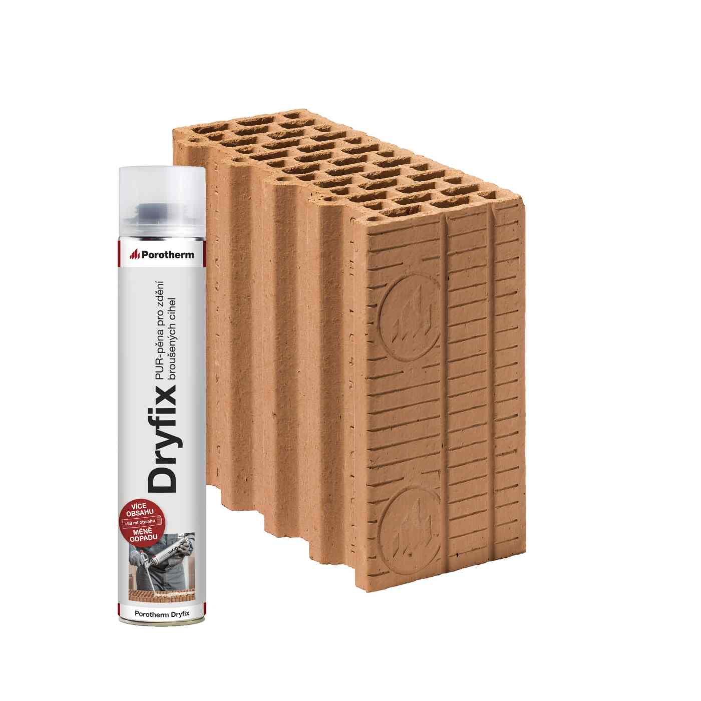 Fotografie - Cihla Porotherm 30 Profi 1/2 Dryfix