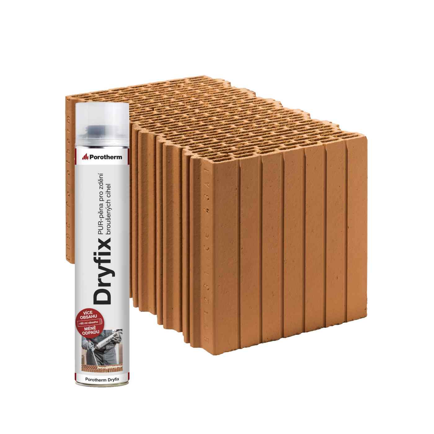 Fotografie - Cihla Porotherm 44 EKO+ Profi Dryfix