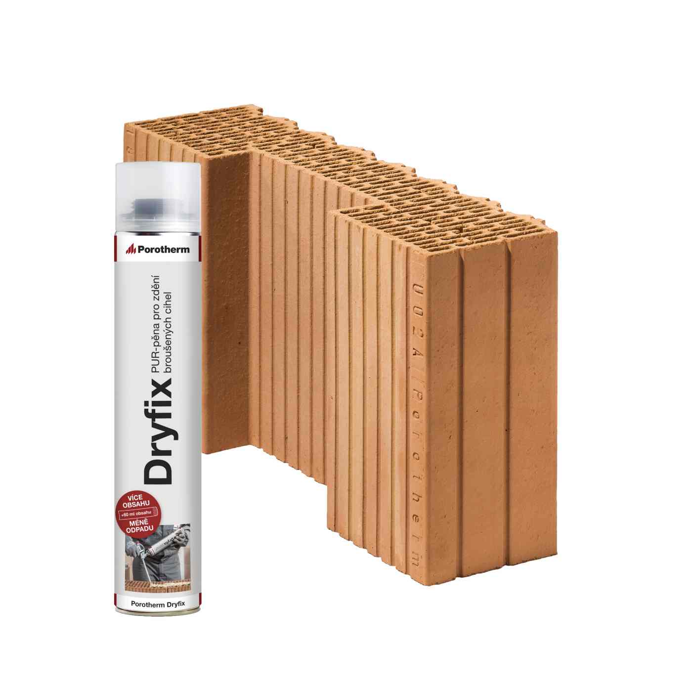 Fotografie - Cihla Porotherm 50 EKO+ Profi Dryfix 1/2 K