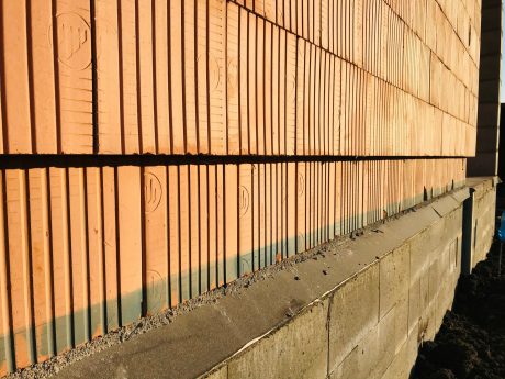 Soklové cihly - hrubá stavba | Použité cihly - Porotherm 38 TS Profi a Porotherm 44 EKO+ Profi