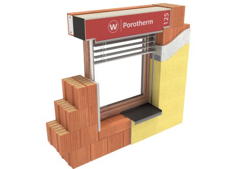 3D vizualizace překlad Porotherm Vario UNI 125