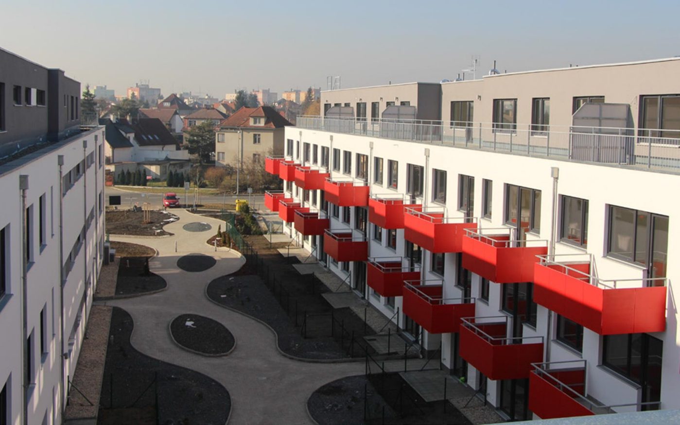 Bytový dům Jahodnice objekt H - Porotherm 25 SK - Porotherm 25 AKU SYM Porotherm - 24 Porotherm 11,5 - cihla