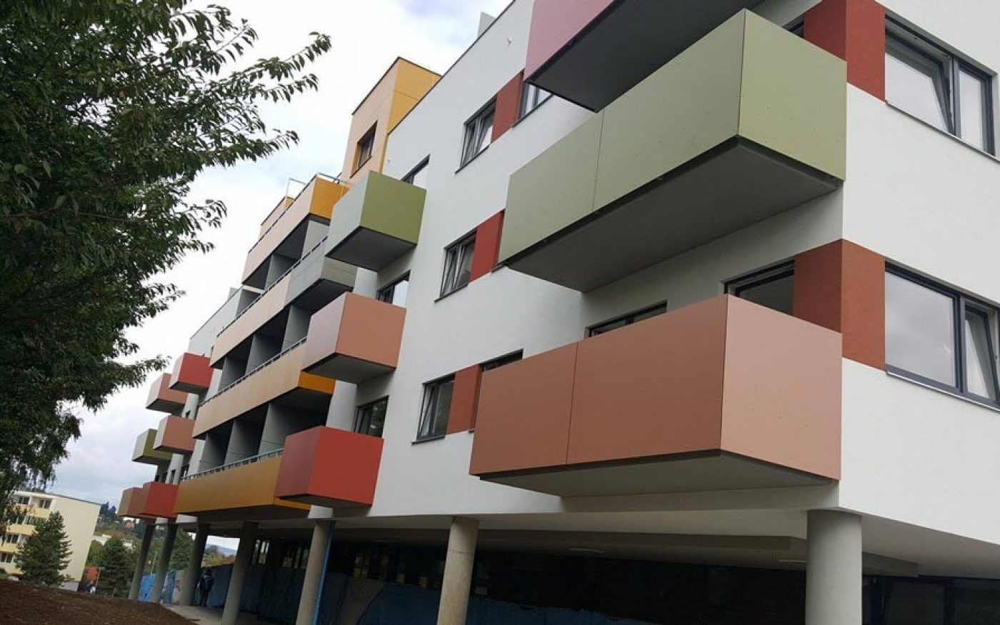 Bytový dům Nový Lískovec Brno 2017  - Porotherm 36,5 Profi - Porotherm 30 Profi - Porotherm 25 AKU SYM - Porotherm 20 AKU SYM - Porotherm 14 Profi on DBM - Porotherm 8 Profi DRYFIX - Porotherm 11,5 AKU