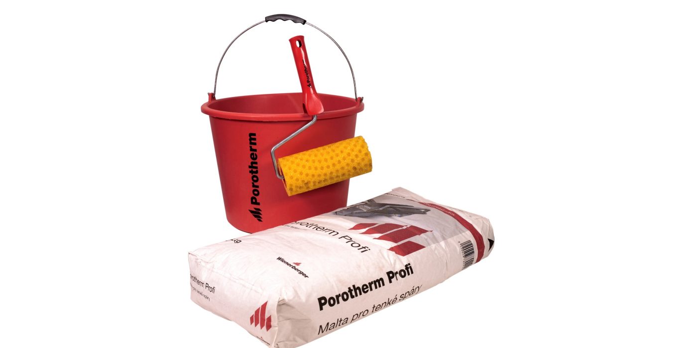 Porotherm váleček na nanášení tenkovrstvé malty | Sada Porotherm