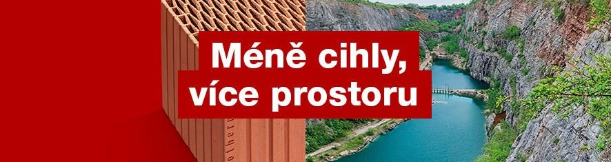 Hero banner pro novou cihlu porotherm 25 eko+ profi