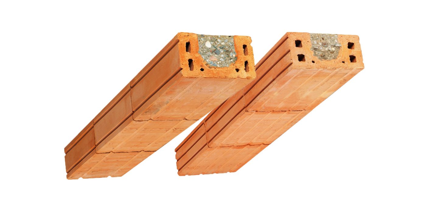 Fotografie setu Porotherm KP 11,5 a 14,5 - ploché překlady