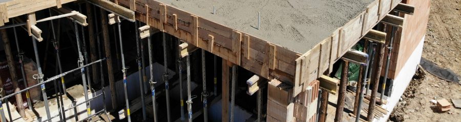 Fotografie z betonování stropu | Vzorový e4 dům | Wienerberger